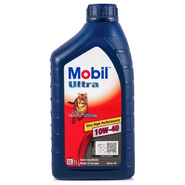 MOBIL 10W-40 Масло моторное, Полусинтетическое, 1 л