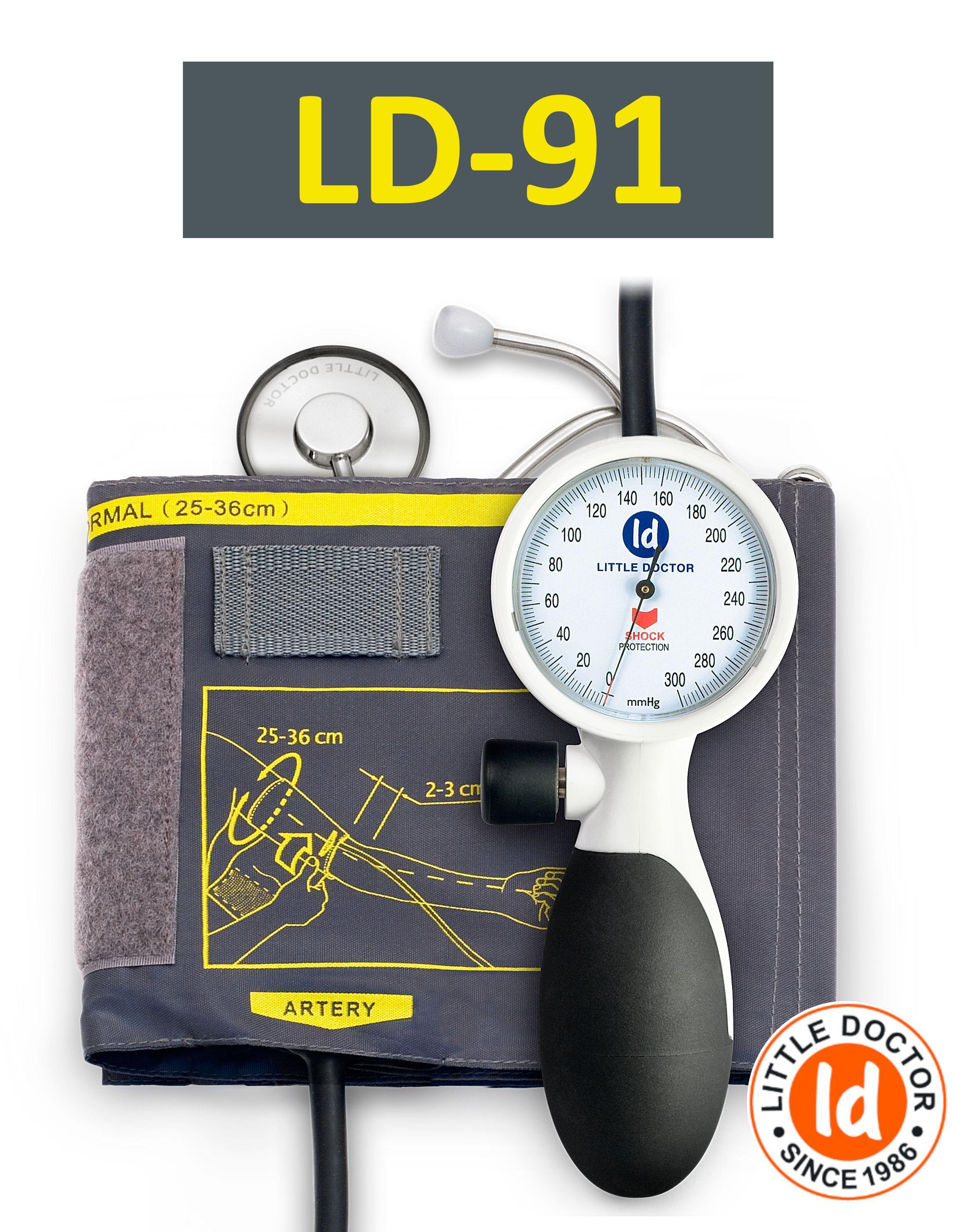 Тонометр механический LITTLE DOCTOR LD-91, манжета 25-36см с кольцом