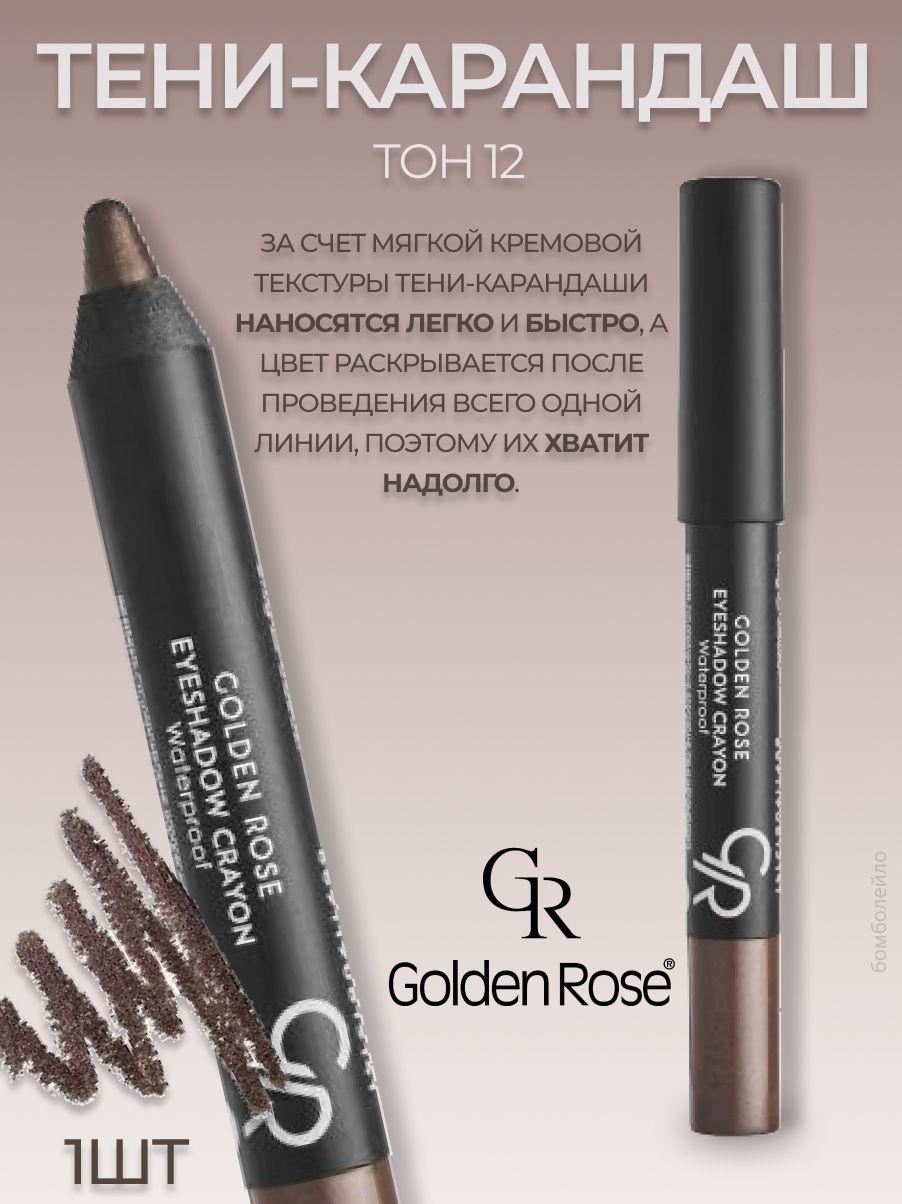 Golden Rose Тени-карандаш Crayon, тон 12