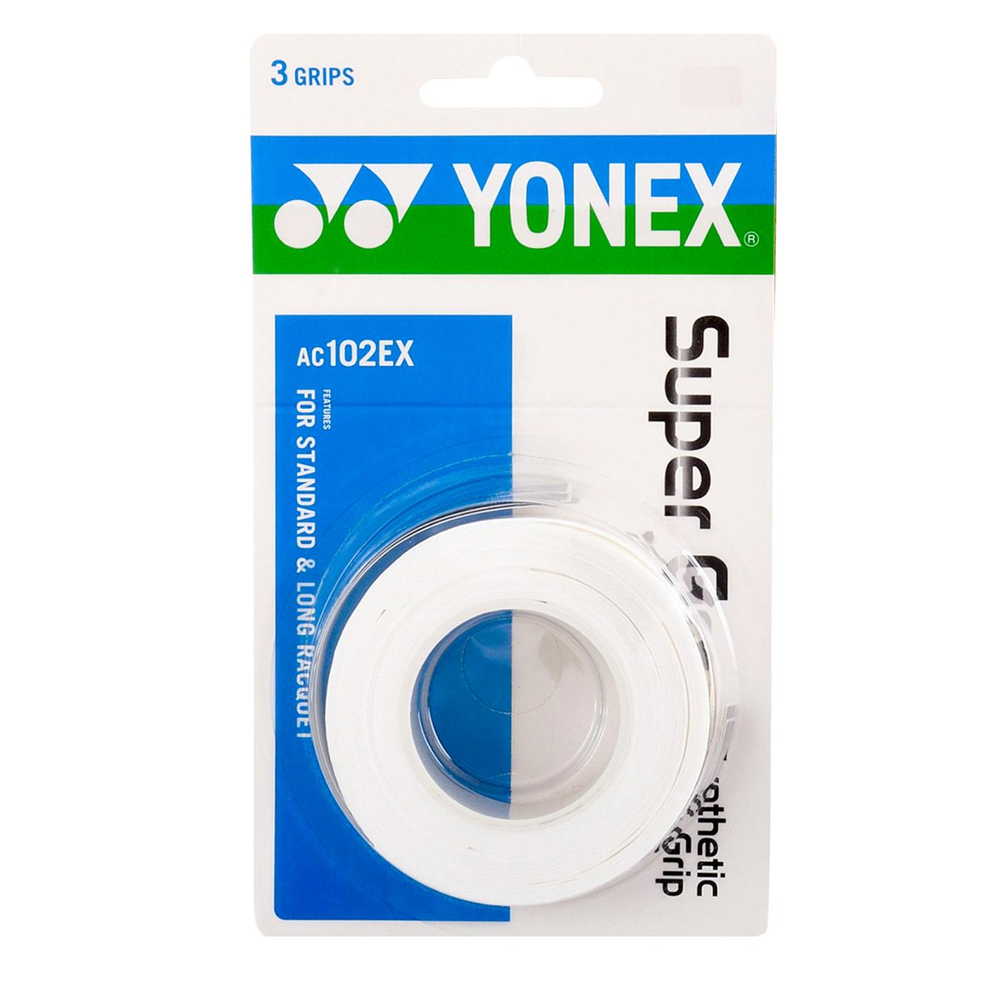 Обмотка намотка для ракетки Yonex Super Grap AC102EX-3 (3шт.) White