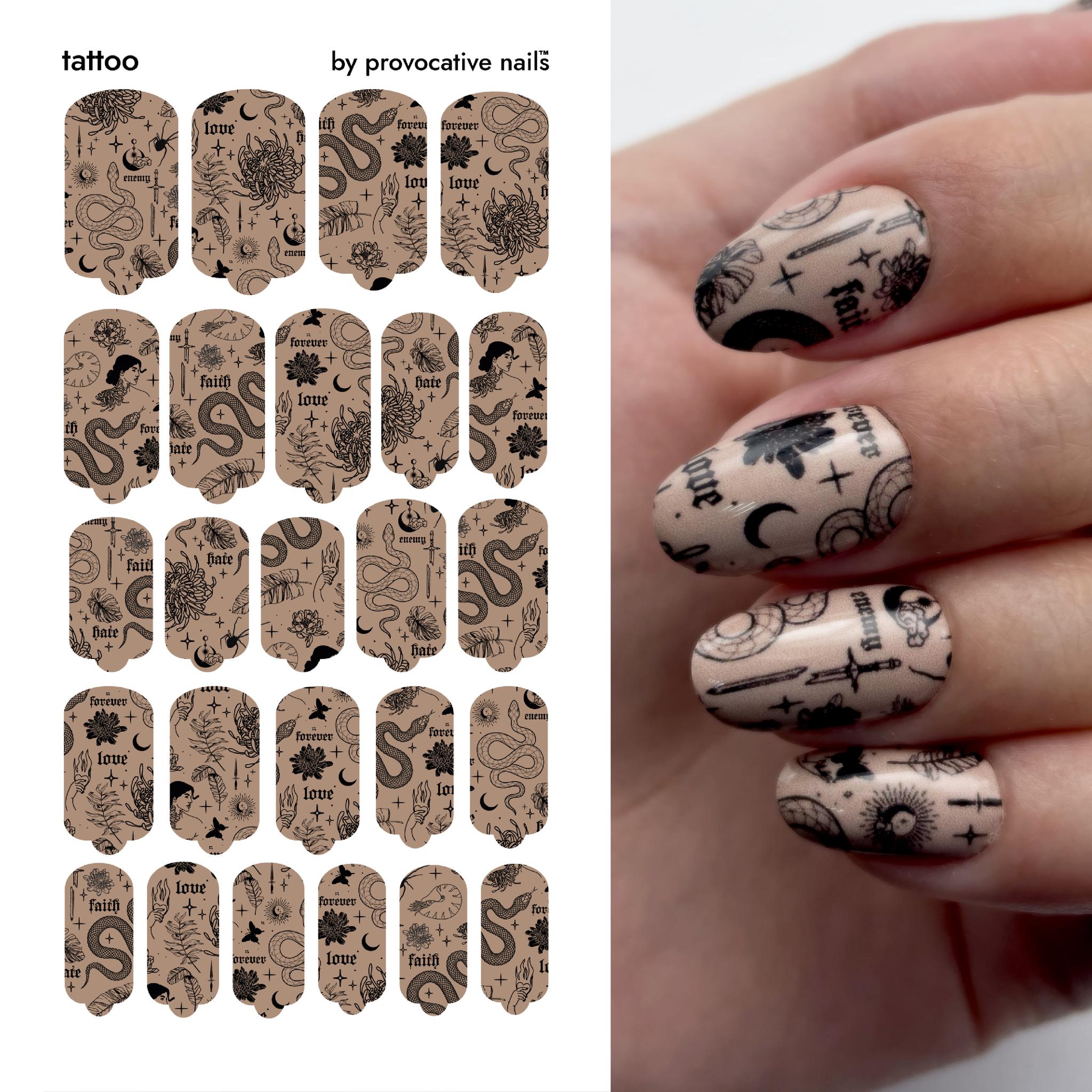 Пленки для маникюра by provocative nails - Tattoo