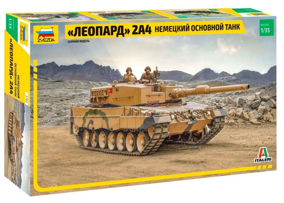 Сборная модель танк Леопард 2А4 масштаб 1/35