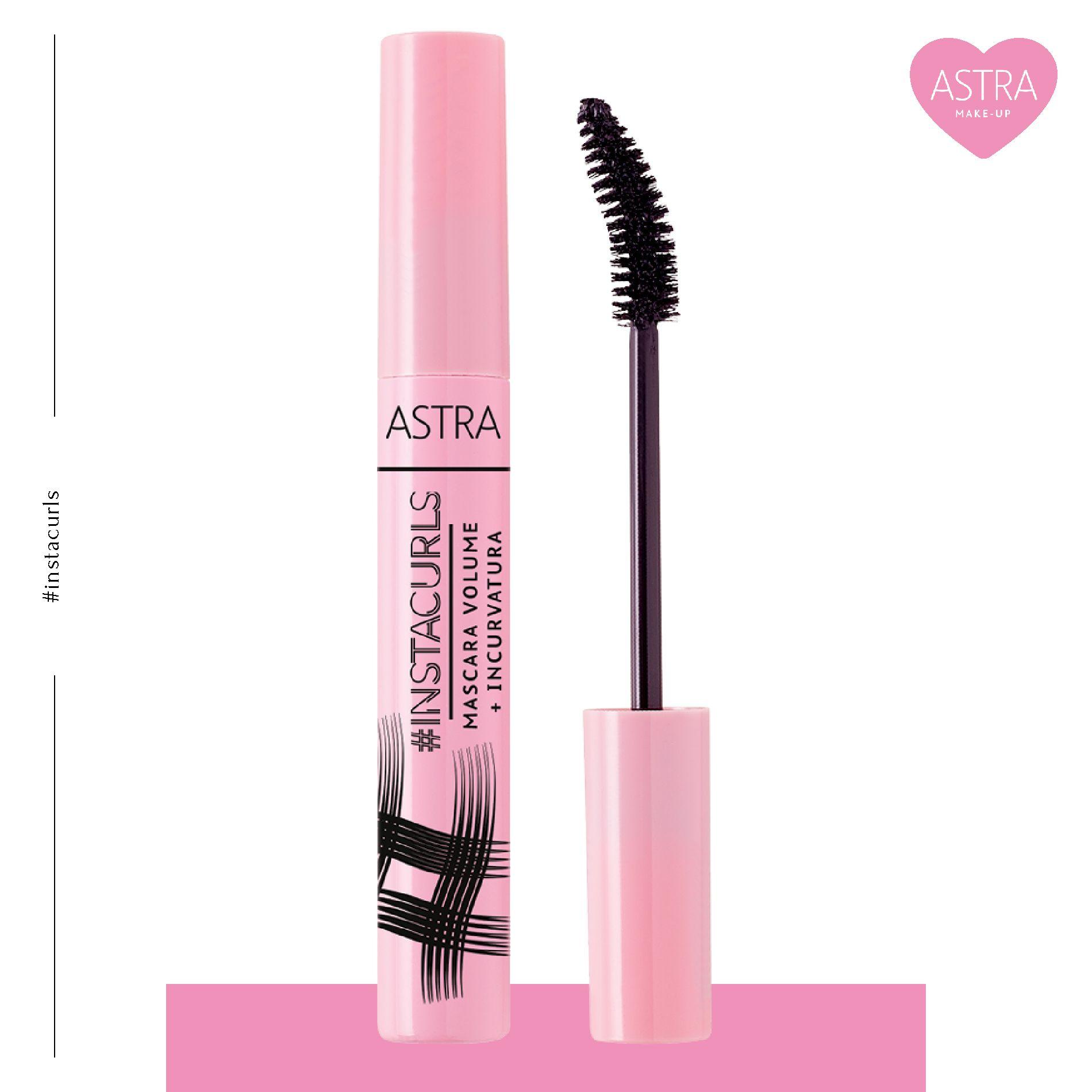 Astra Make-Up Тушь для ресниц черная объемная instacurls