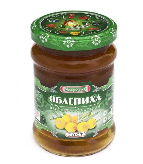 Облепиха с сахаром "Экопродукт" 320гр 1шт