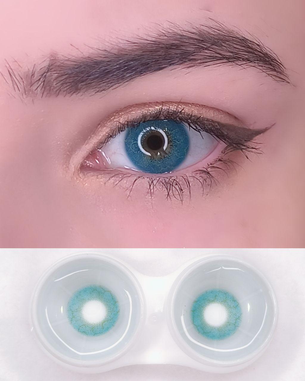 KIKKI CONTACT LENSES | Голубые линзы FLORIDA OCEAN -3.25