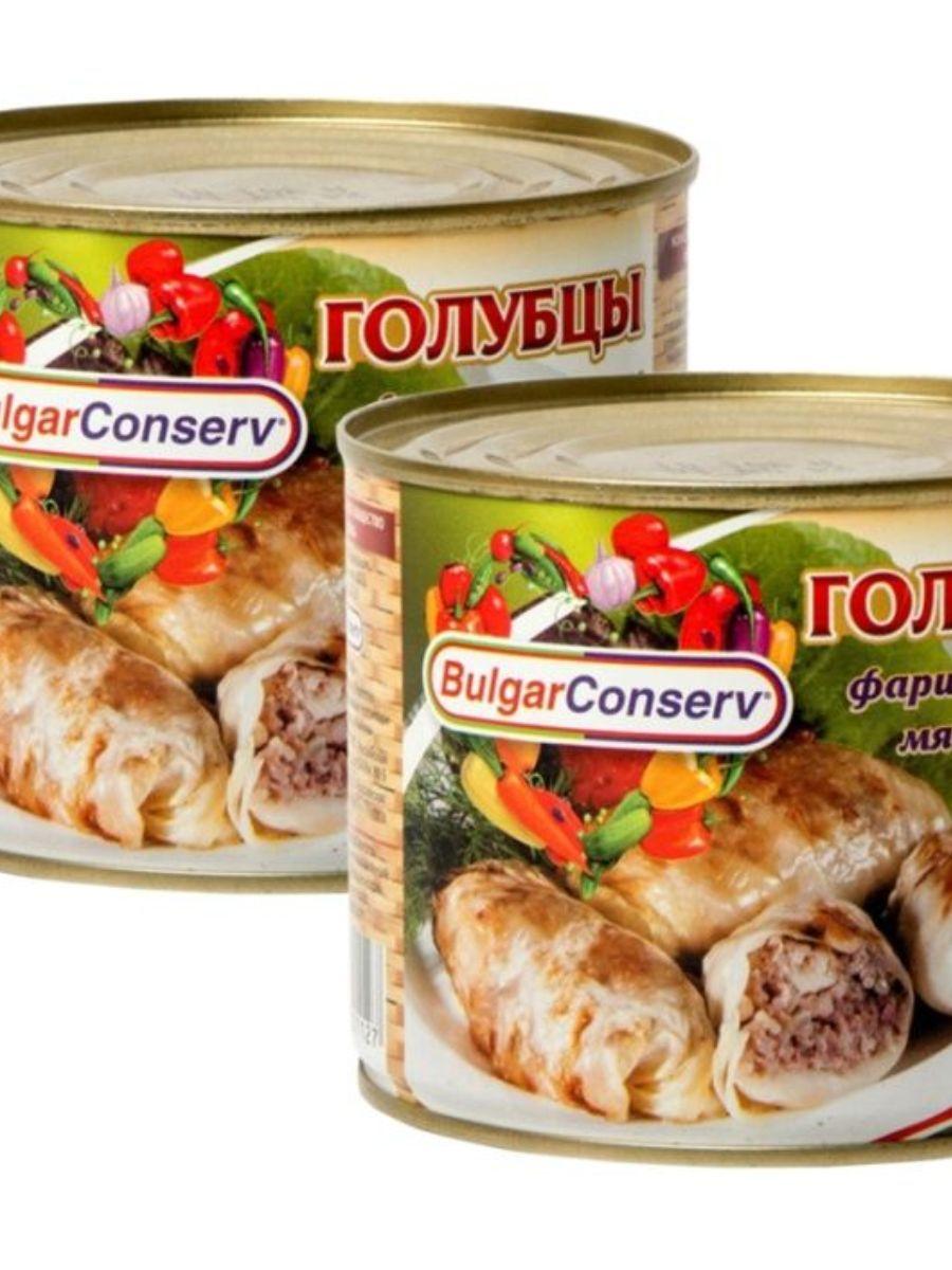 Голубцы фаршированные BulgarConserv с мясом и рисом, 540 г (комплект из 2 шт)