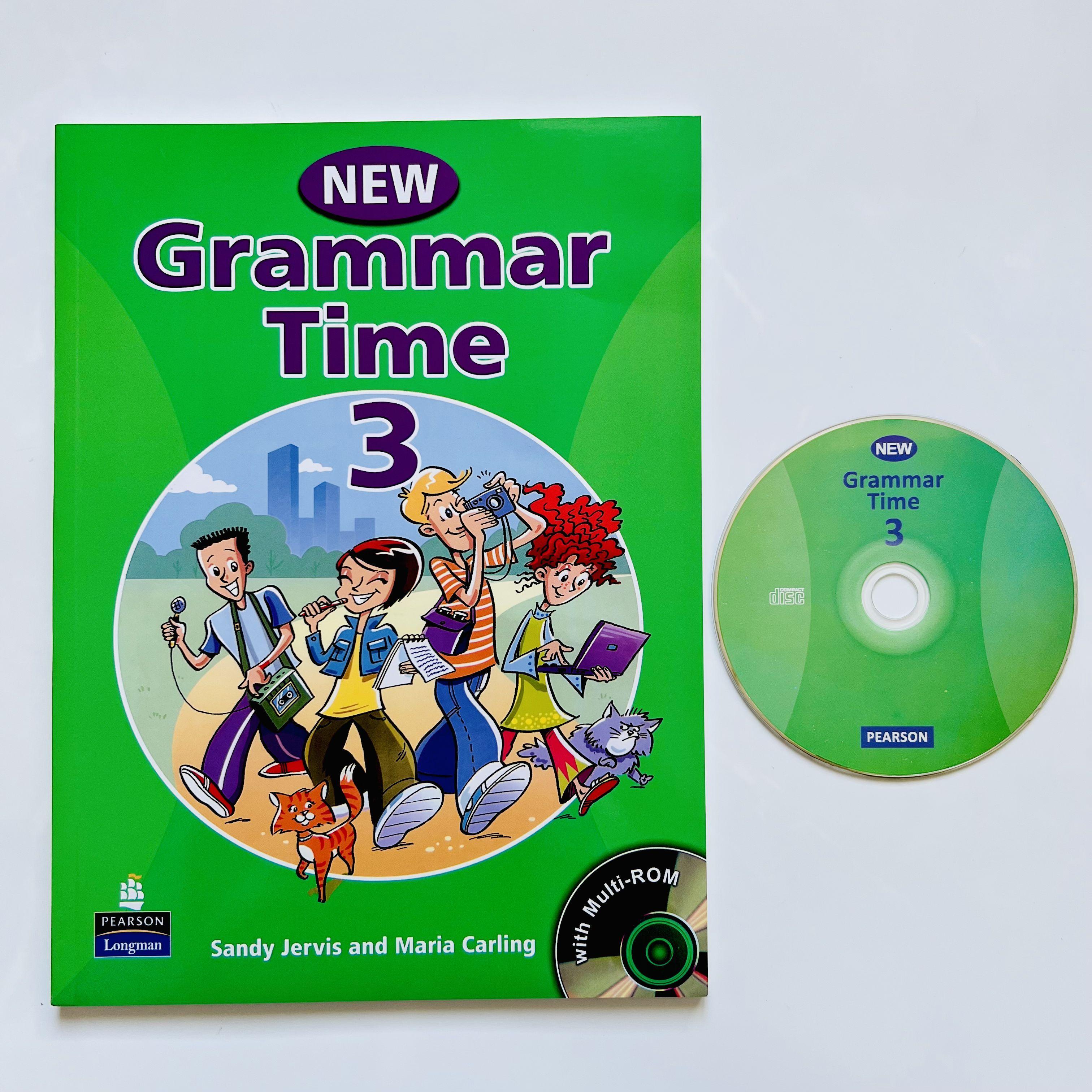 New Grammar Time 3. ПОЛНЫЙ КОМПЛЕКТ: Учебник + CD/DVD, пособие по грамматике английского языка | Jervis Sandy