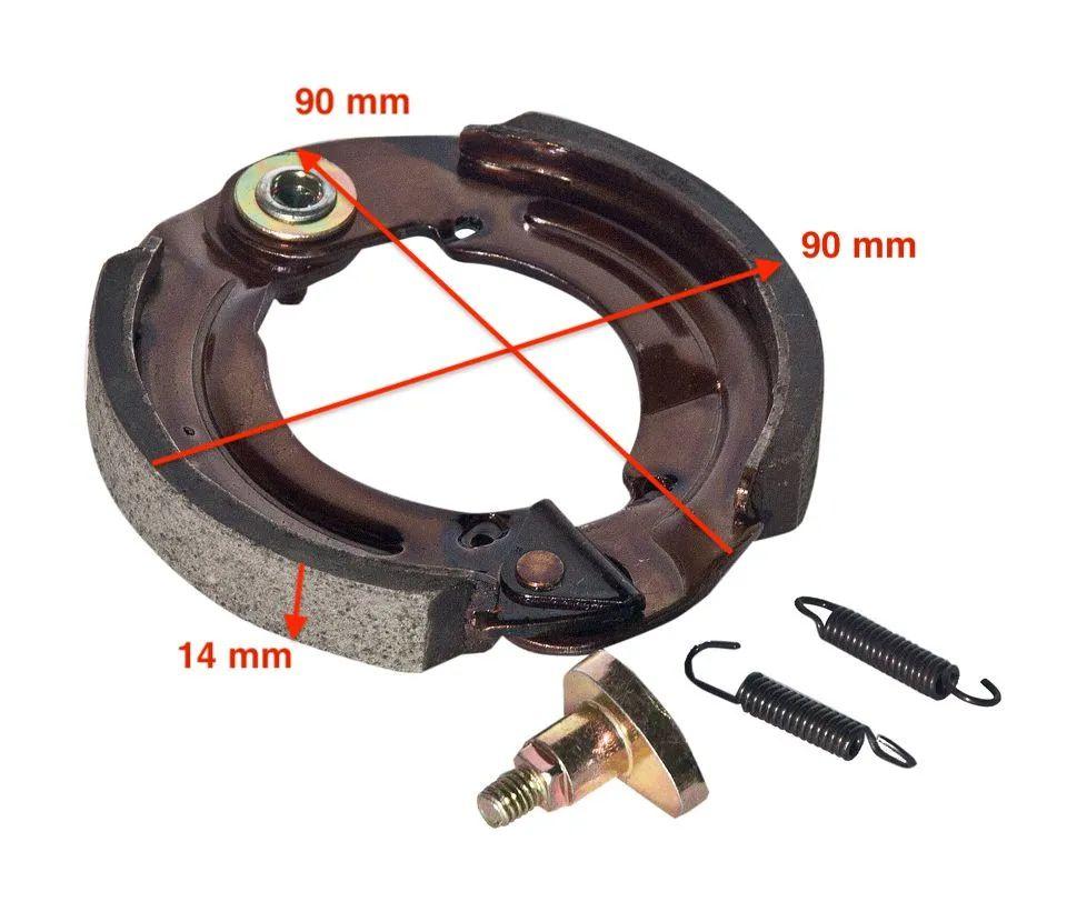 Cokec | Колодка задняя барабанного тормоза размер 90мм для электровелосипедов (колхозник)