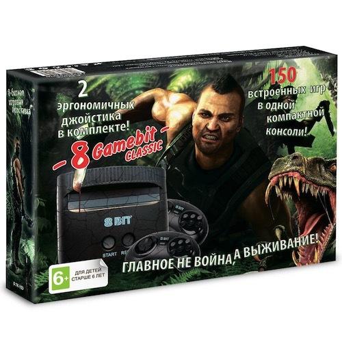 8 GameBit | Игровая приставка 8bit Turok + 150 игр