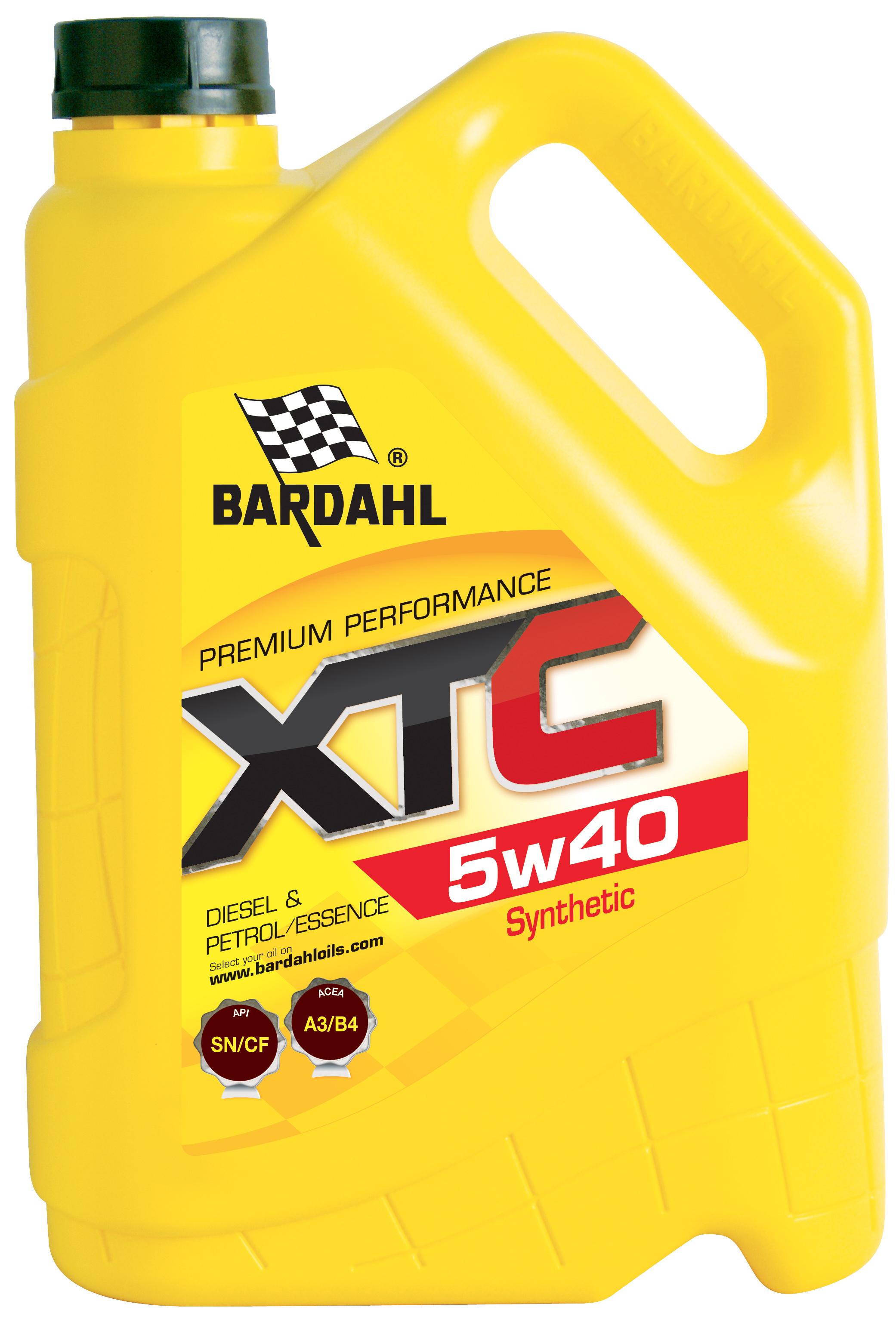 Bardahl Xtc 5W-40 Масло моторное, Синтетическое, 5 л