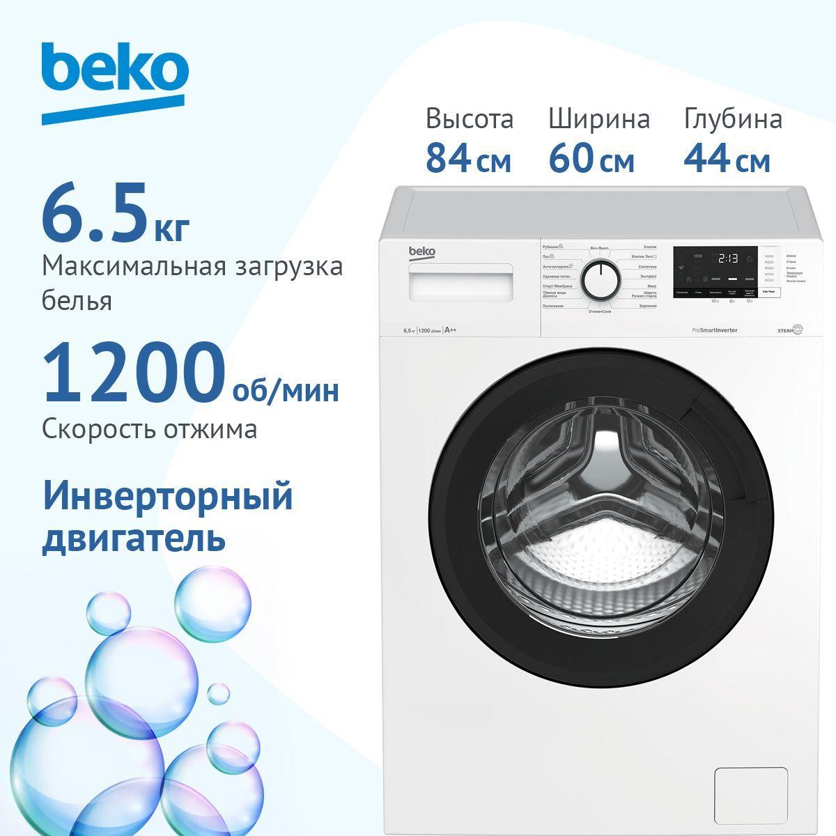 Стиральная машина Beko WSRE6H612ZAWI