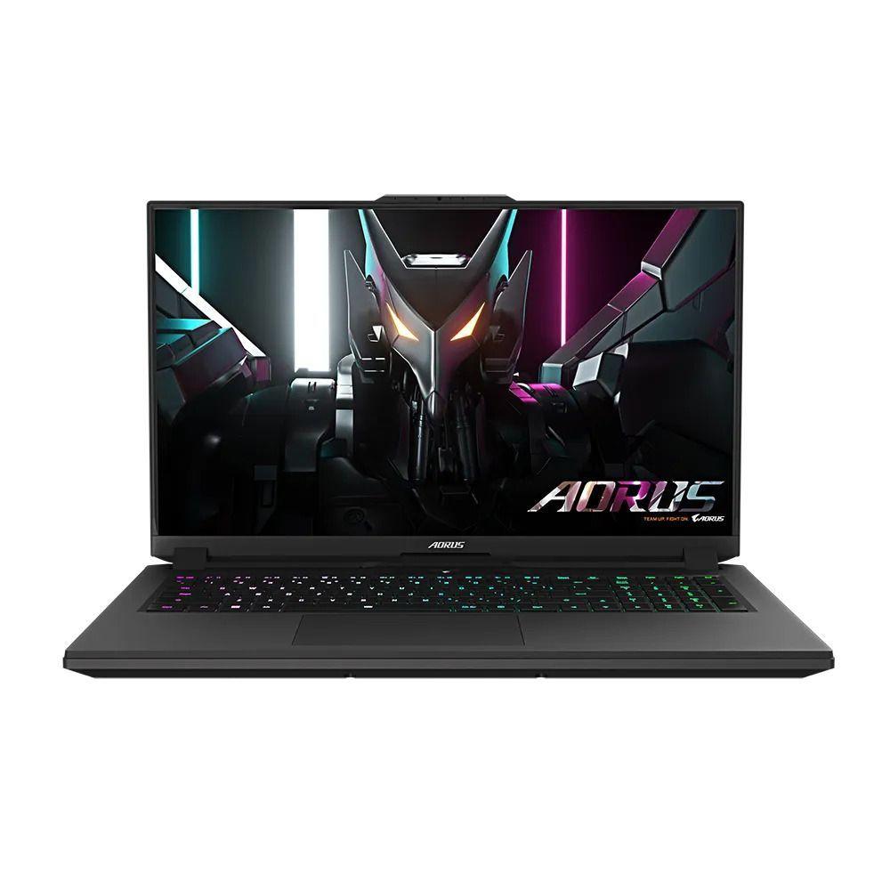 Gigabyte AORUS 7 9MF Игровой ноутбук 17.3", Intel Core i5-12500H, RAM 16 ГБ, SSD 512 ГБ, NVIDIA GeForce RTX 4050 для ноутбуков (6 Гб), Без системы, (9MF-E2KZ513SD), черный, Русская раскладка