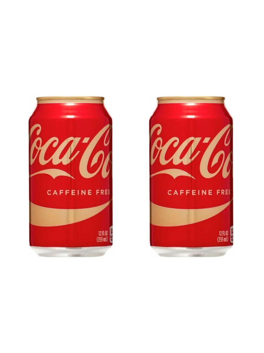 Газированный напиток Coca Cola Caffeine Free без кофеина, 355мл , 2шт