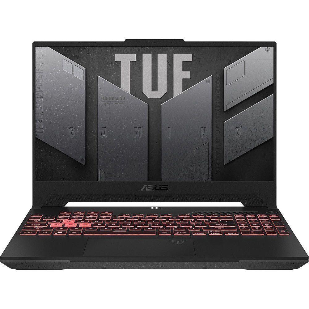 ASUS TUF Gaming A15 FA507NV-LP058 Игровой ноутбук 15.6", AMD Ryzen 7 7735HS, RAM 16 ГБ, SSD 512 ГБ, NVIDIA GeForce RTX 4060 для ноутбуков (8 Гб), Без системы, (90NR0E85-M004U0), серый, Русская раскладка