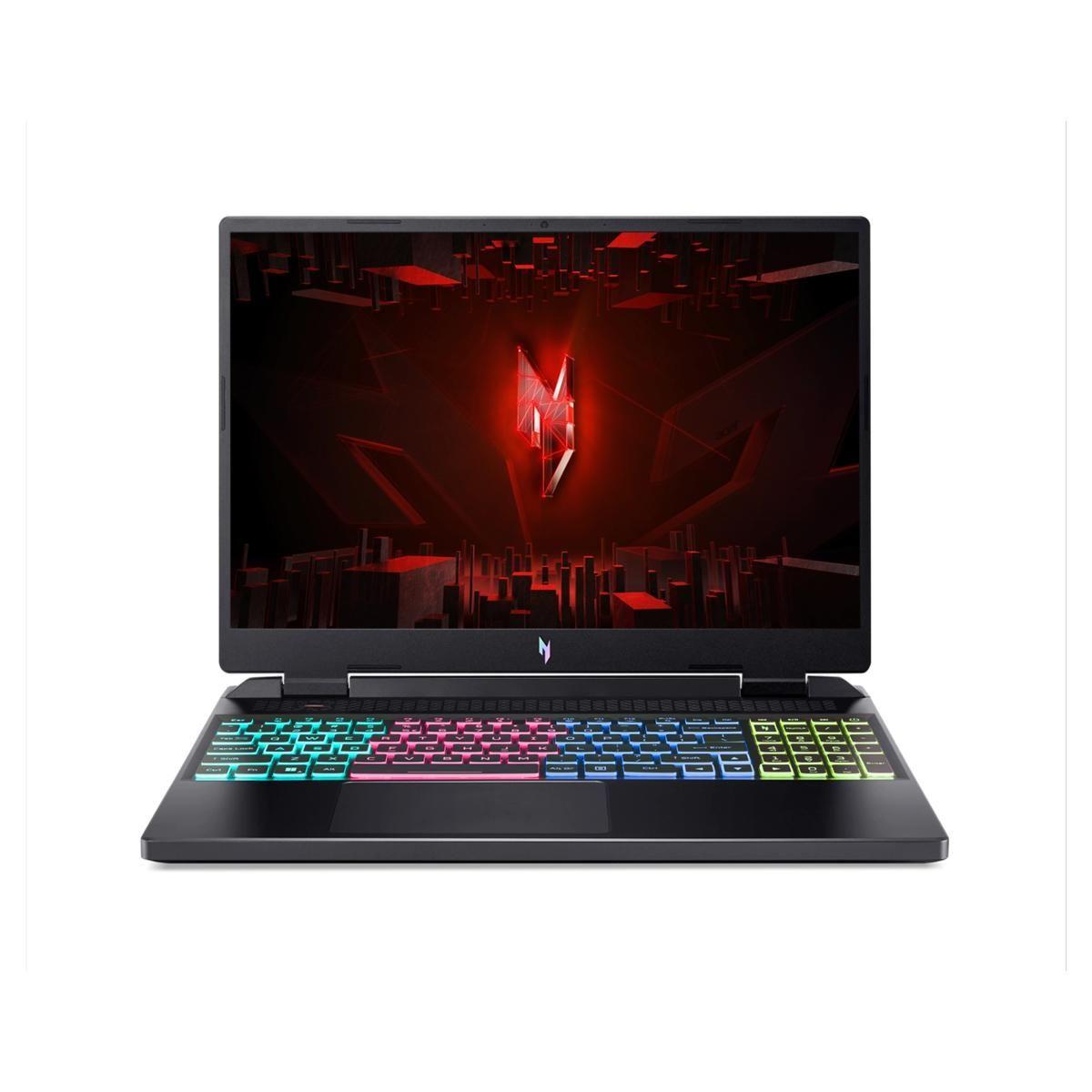 Acer NH.QLRCD.003 Игровой ноутбук 16", Intel Core i5-13500H, RAM 16 ГБ, SSD 512 ГБ, NVIDIA GeForce RTX 4050 для ноутбуков (6 Гб), Без системы, (NH.QLRCD.003), черный, Русская раскладка