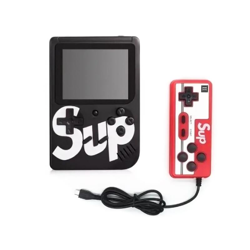 Портативная игровая приставка Sup Plus 400в1 Game Box 3" LED + Джойстик (ЧЕРНАЯ)