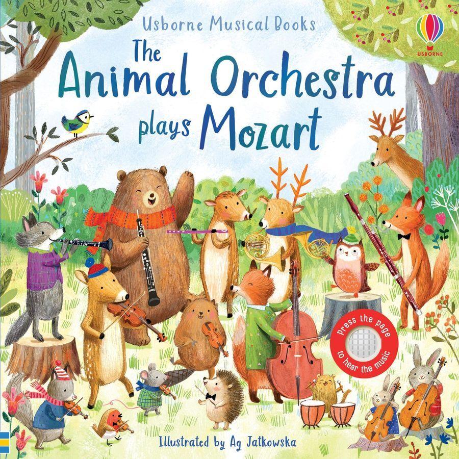 Usborne Musical Books The Animal Orchestra Plays Mozart музыкальная книга | Taplin Sam