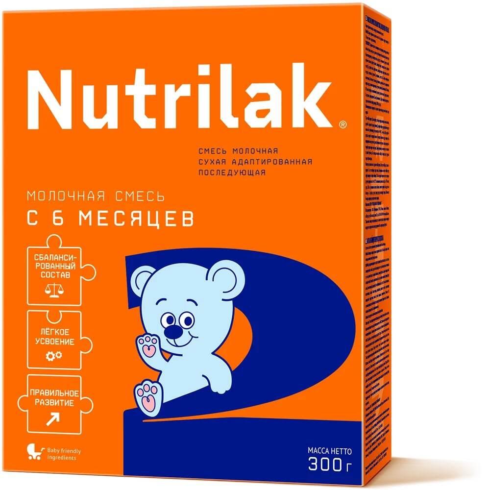 Молочная смесь Nutrilak 2, с 6 месяцев, 300 грамм