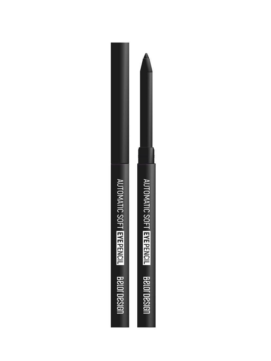 BELOR DESIGN Карандаш для глаз механический AUTOMATIC SOFT EYEPENCIL тон 301 черный