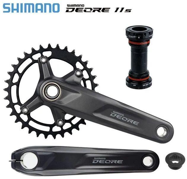 Shimano Deore M5100, система шатунов для горного велосипеда 32T, 170 мм, включает BB-MT501