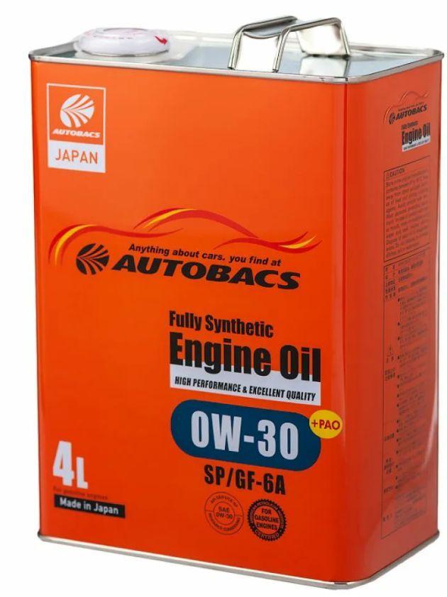 Autobacs Engine Oil 0W-30 Масло моторное, Синтетическое, 4 л