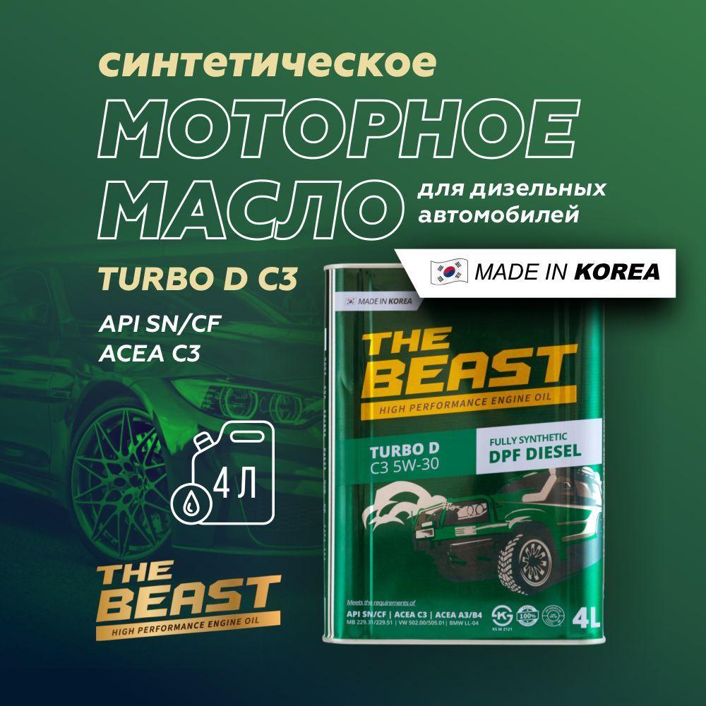 THE BEAST TURBO D 5W-30 Масло моторное, Синтетическое, 4 л