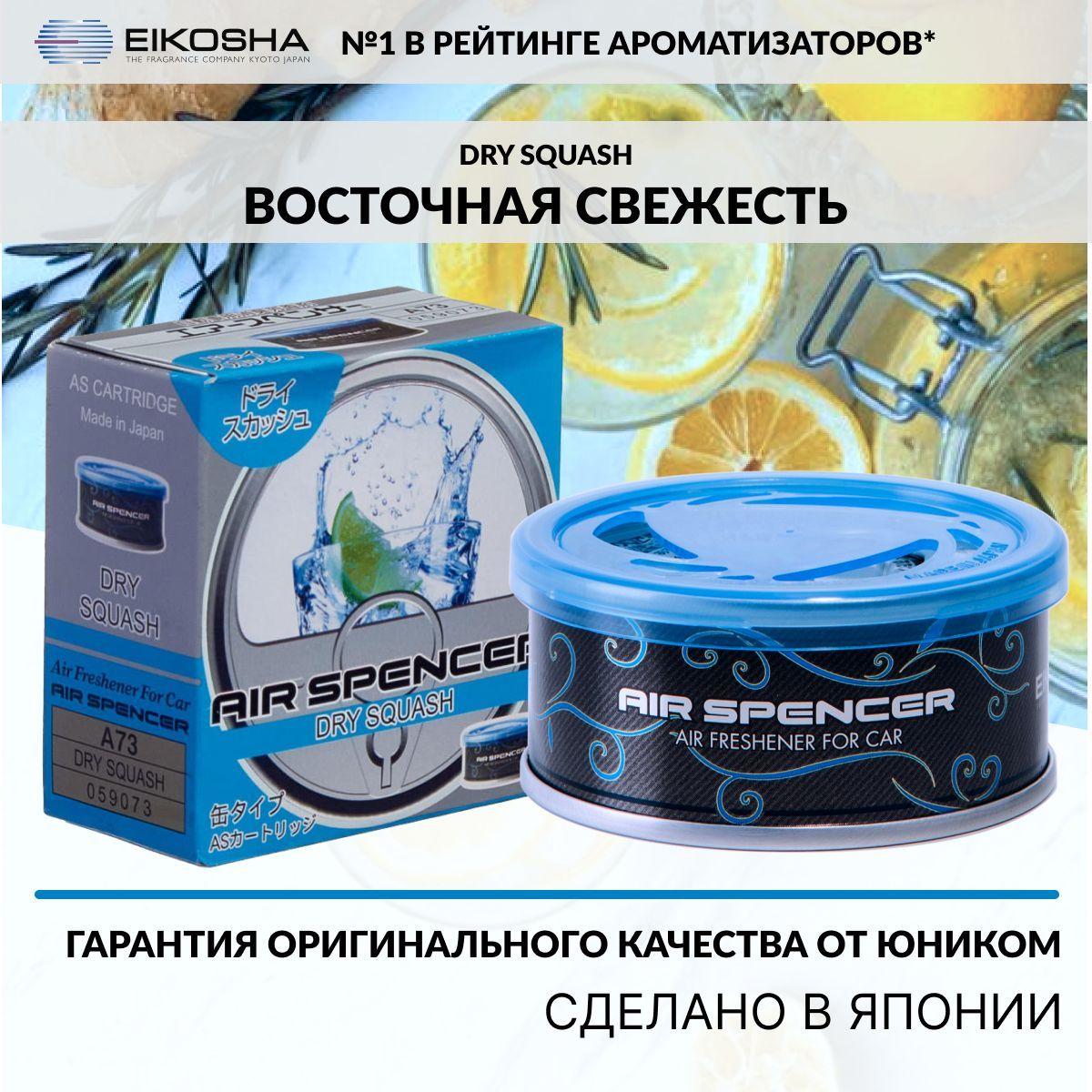 EIKOSHA Ароматизатор меловой SPIRIT REFILL - DRY SQUASH, автомобильный парфюм, арт. A-73