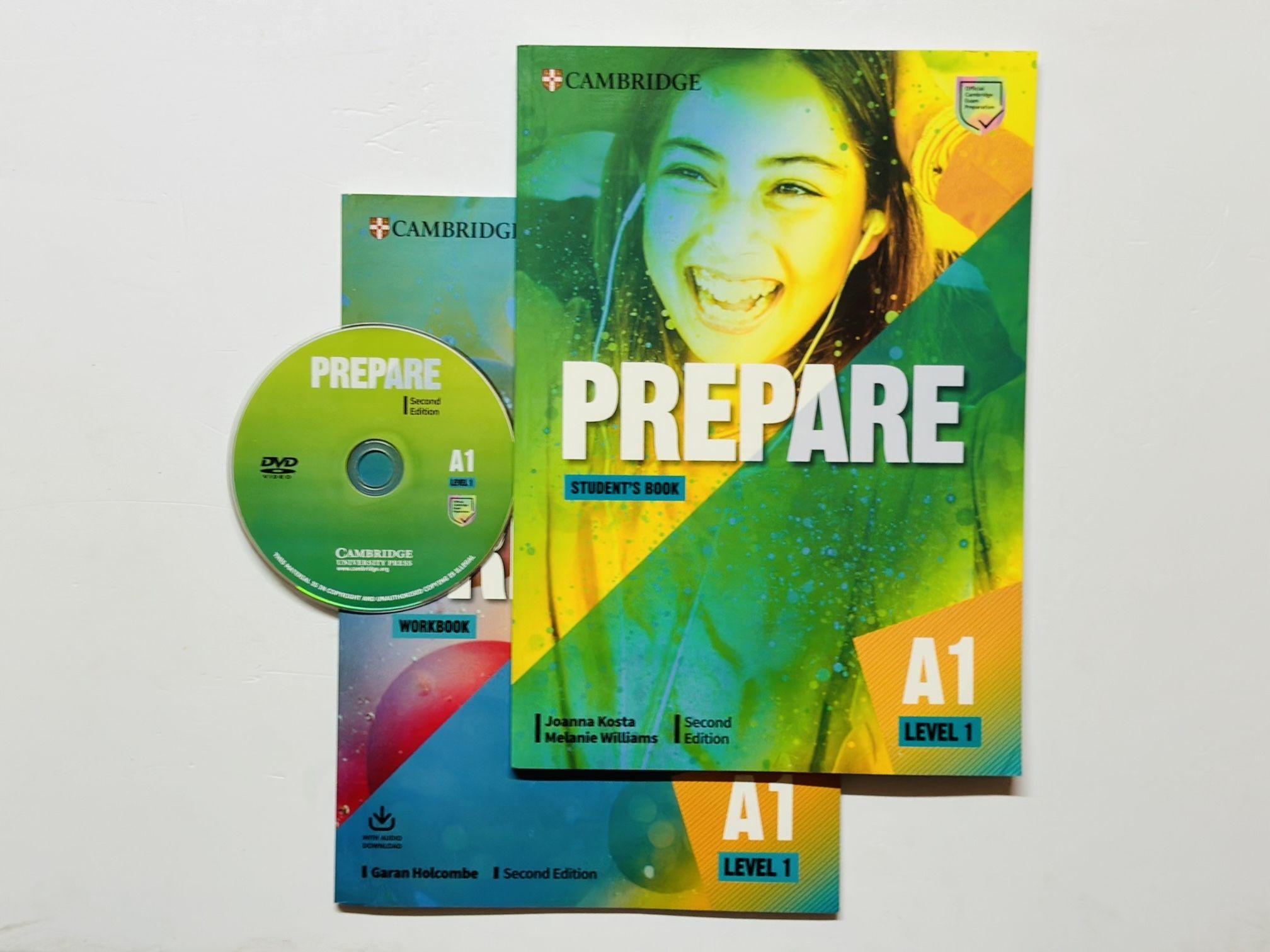 Prepare A1+ Level 1 Second Edition, Второе Издание: Student's Book+Workbook+CD