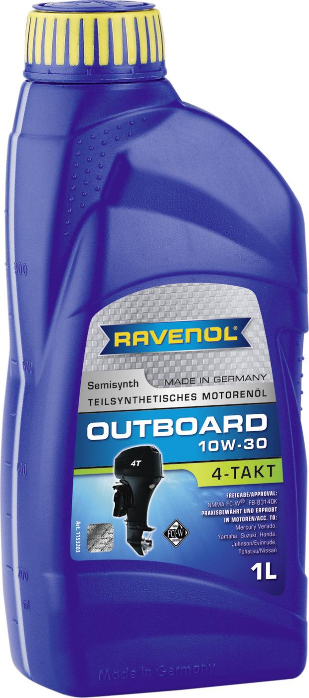 RAVENOL 10W-30 Масло моторное, Полусинтетическое, 1 л