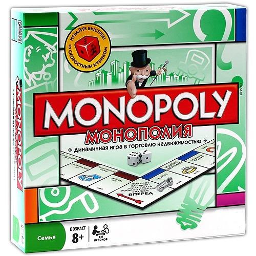 Настольная игра Монополия (Monopoly) Классическая, металлические фишки