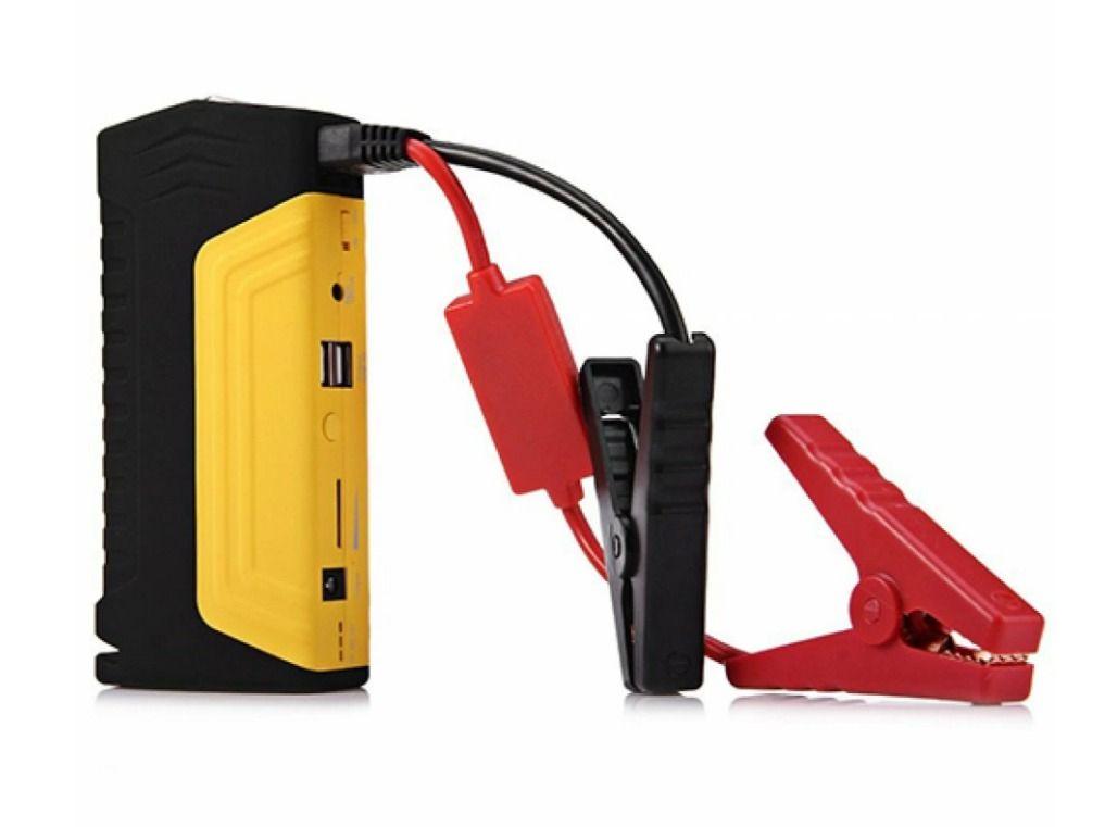 Портативное пусковое пуско-зарядное устройство для автомобиля Jump Starter 16800 mAh с переходниками для зарядки гаджетов / автомобильный прикуриватель