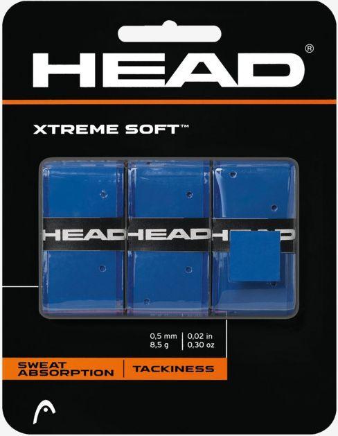 Намотка для ракетки HEAD XTREME SOFT overgrip 3 шт. 285104-BL-11-TW синий