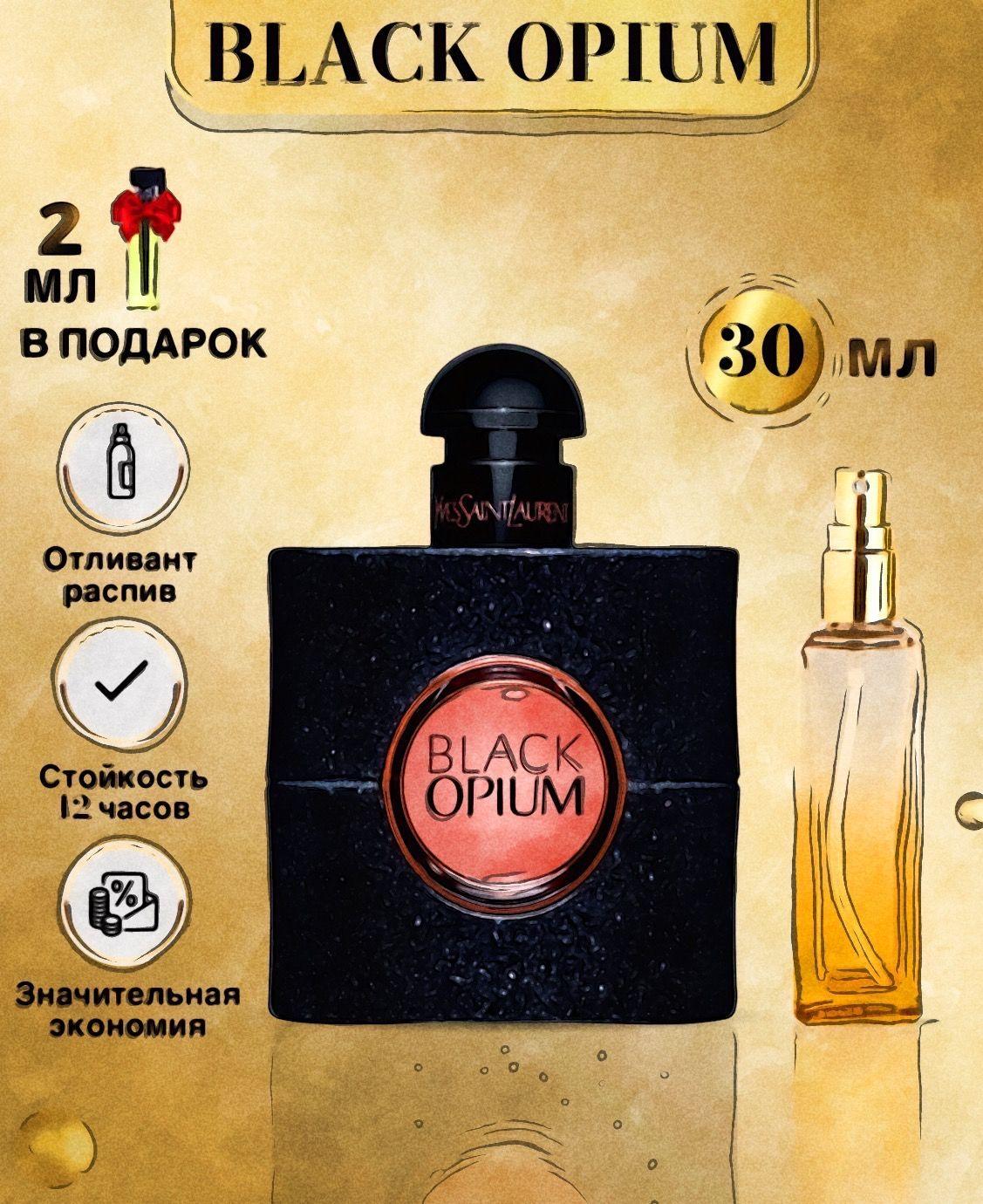 Парфюм женский Black Opium духи Блэк Опиум LuxPar