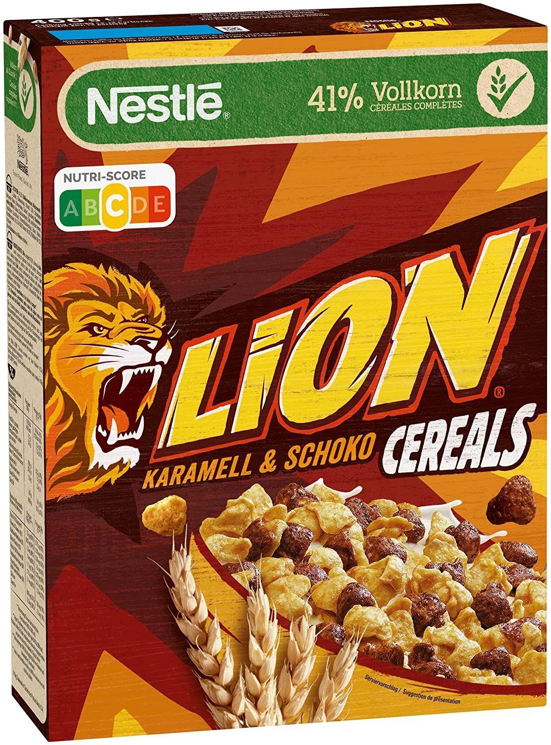 Готовый завтрак Nestle Lion Cereals (Karamell&schoko), 400 г