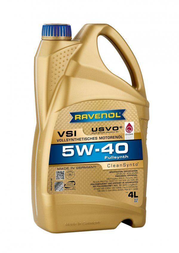 RAVENOL | RAVENOL VSI 5W-40 Масло моторное, Синтетическое, 4 л