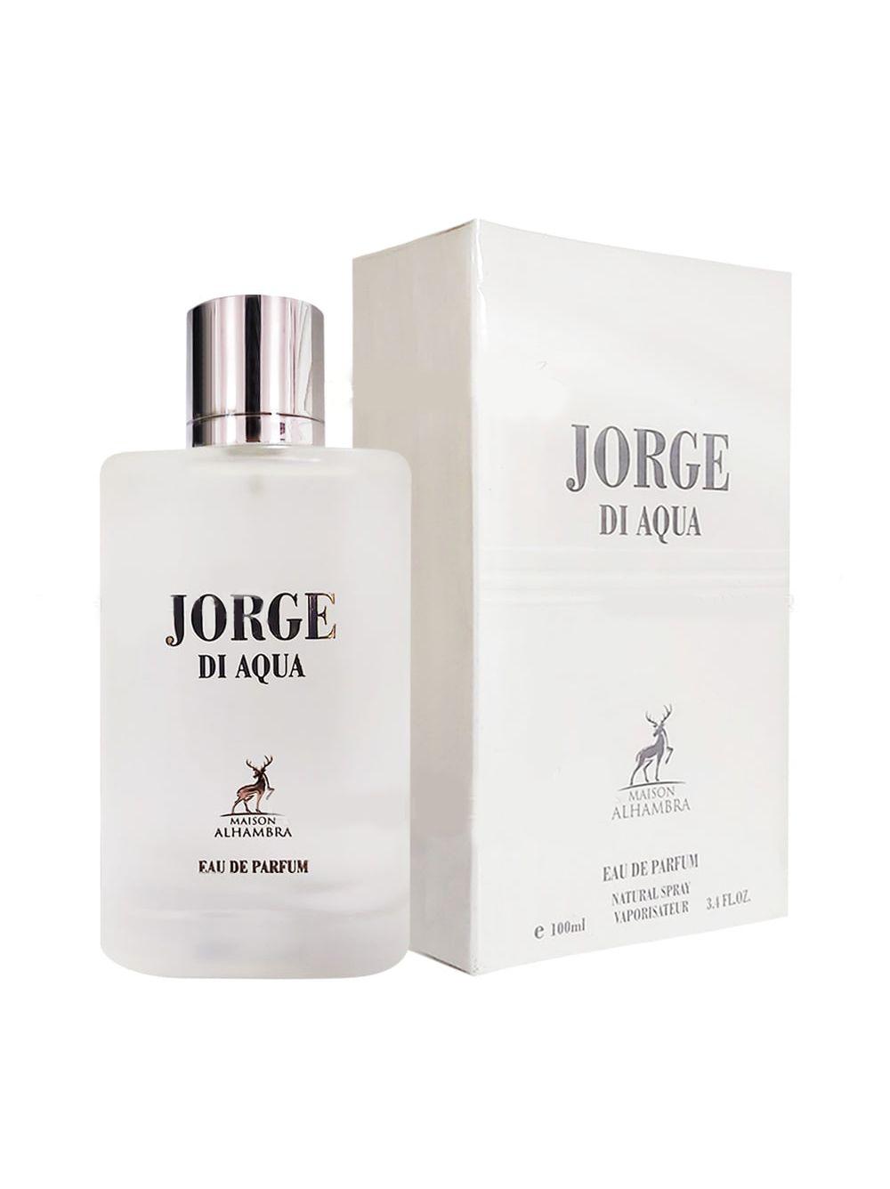 Alhambra Jorge Di Profumo Aqua Парфюмерная вода для мужчин с фужерным ароматом, 100 мл