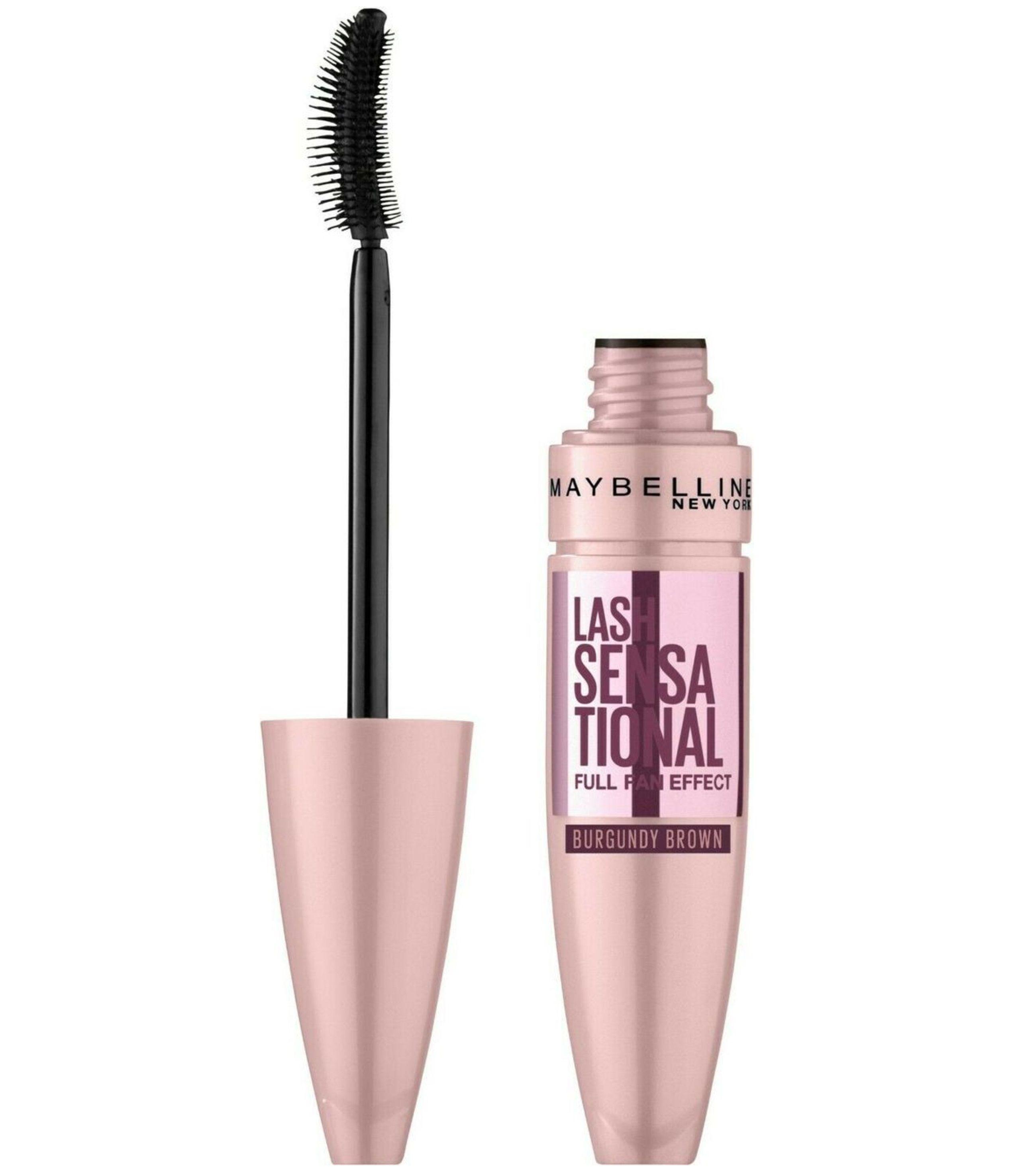 Maybelline New York Тушь для ресниц Lash Sensational Веерный объем, цвет Бургунди (коричневый/бордовый), 9.5 мл