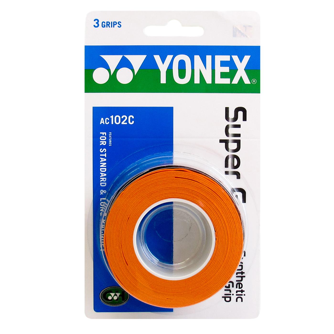 Обмотка намотка для ракетки Yonex Super Grap AC102EX-3 (3шт.) Orange