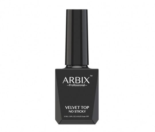 Arbix Топ вельветовый без липкости для гель-лака Velvet Top No Sticky, 10 мл