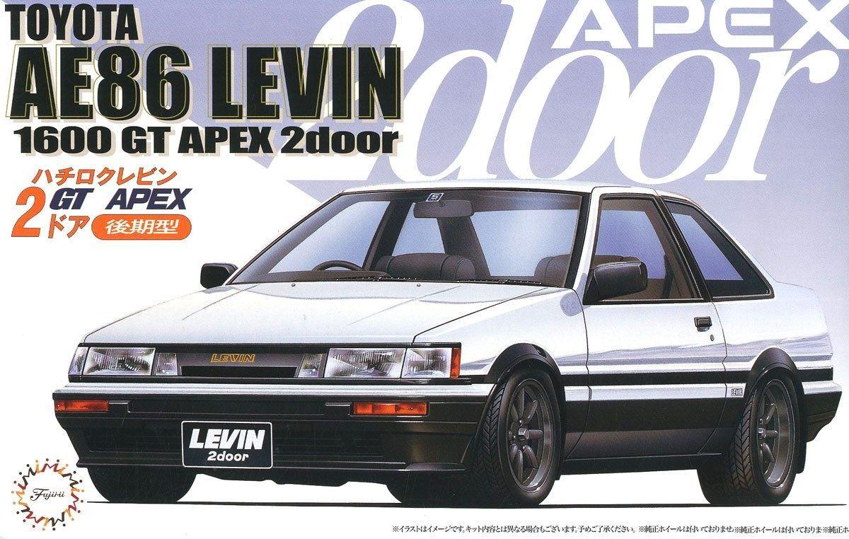 Сборная модель Toyota AE86 Levin 1600GT Apex 2Door 85