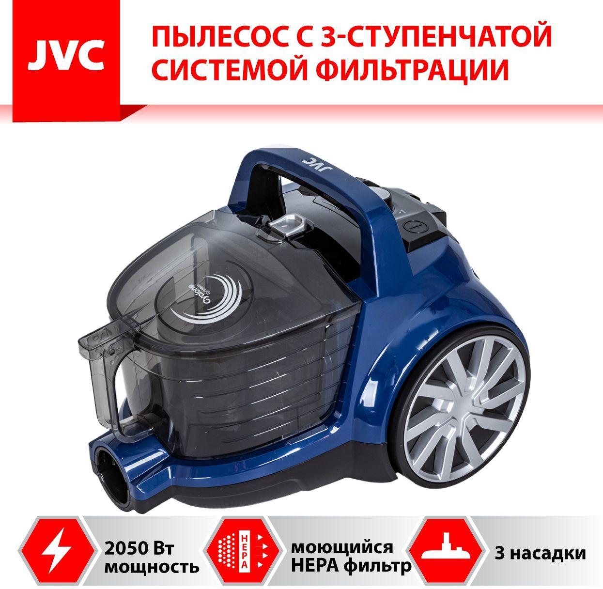 JVC Бытовой пылесос JH-VC405, синий