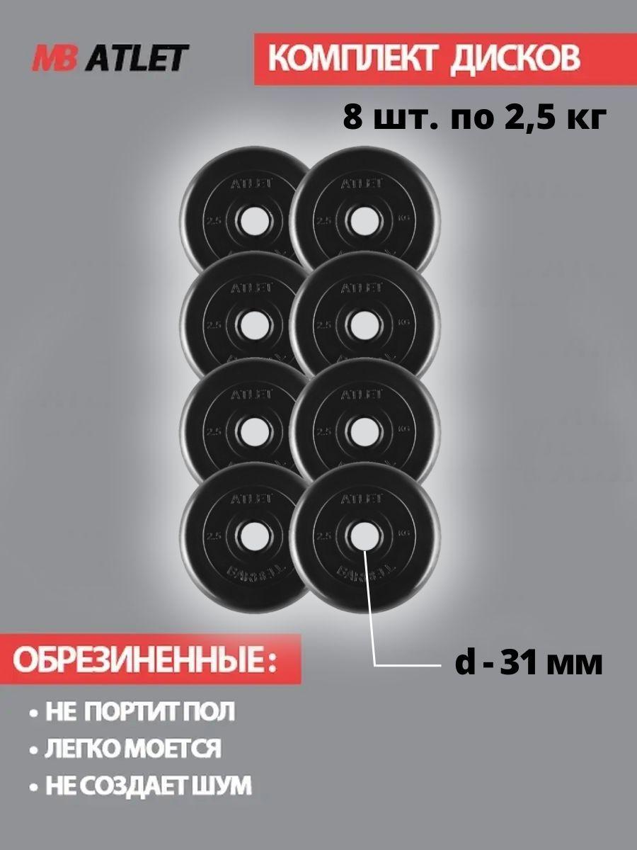 Комплект дисков / Блины спортивные 8 по 2,5 кг