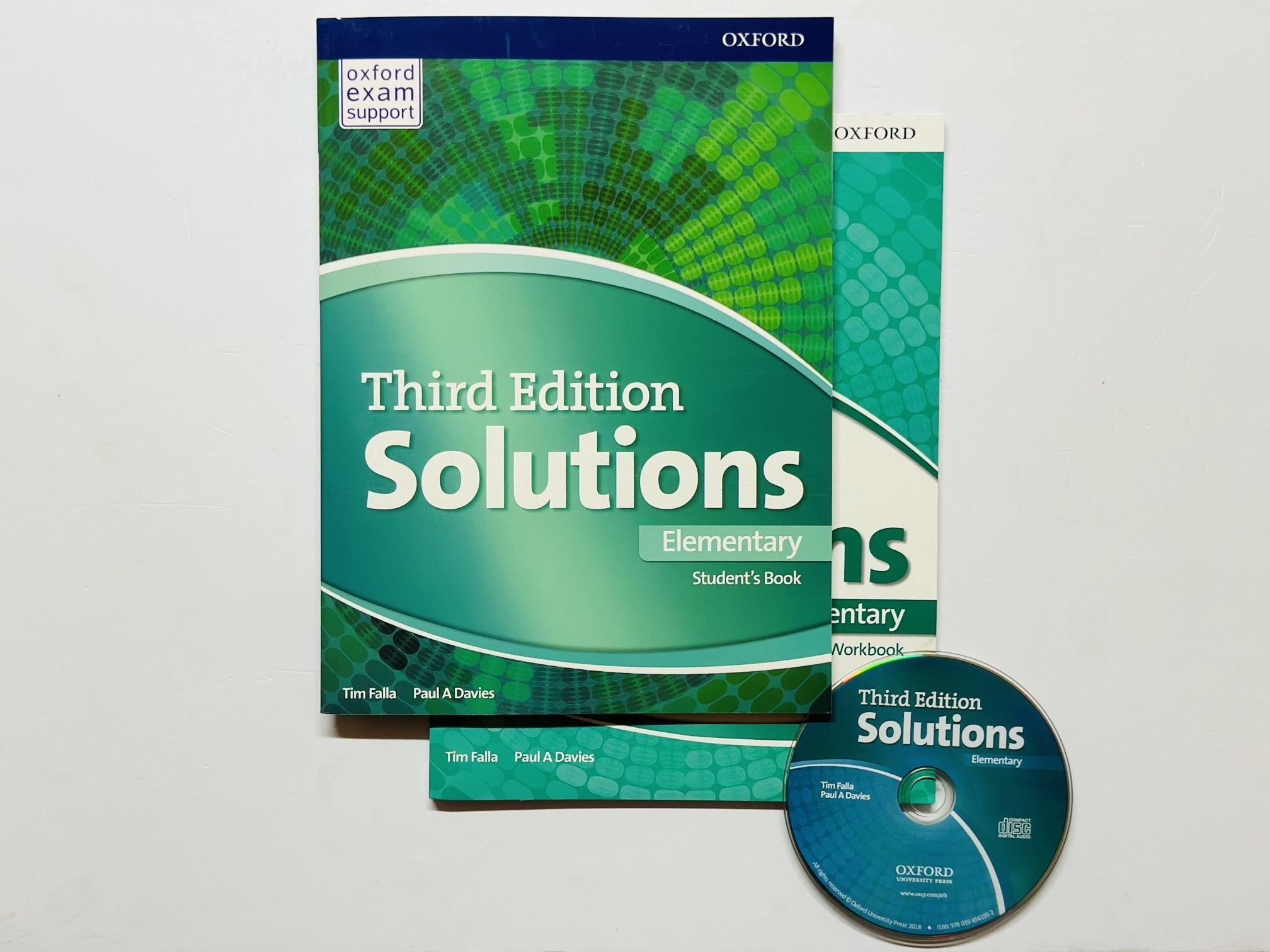 Solutions Elementary Third Edition Комплект: Student's Book + Workbook + Диск | Falla Tim