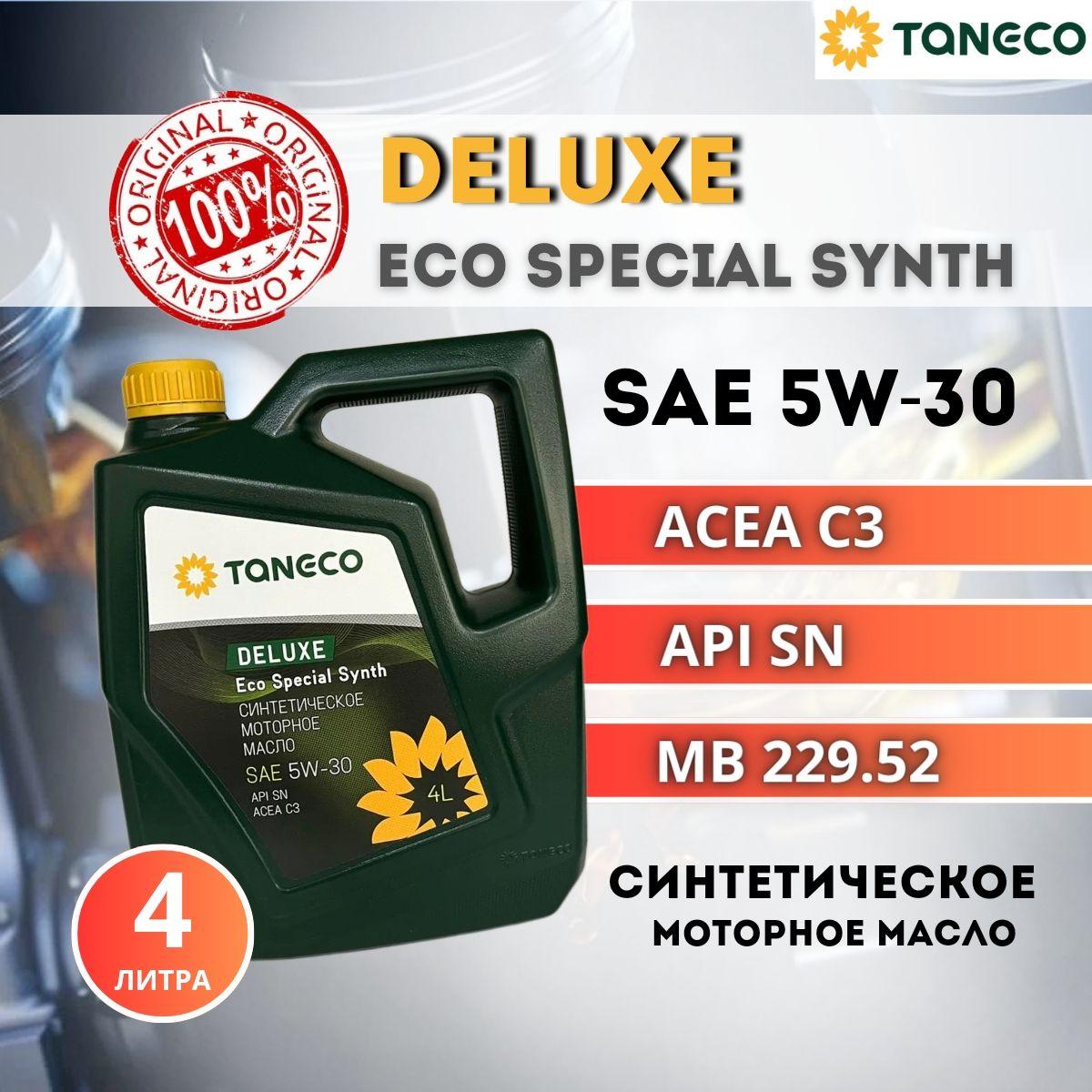 TANECO deluxe eco special synth 5W-30 Масло моторное, Синтетическое, 4 л