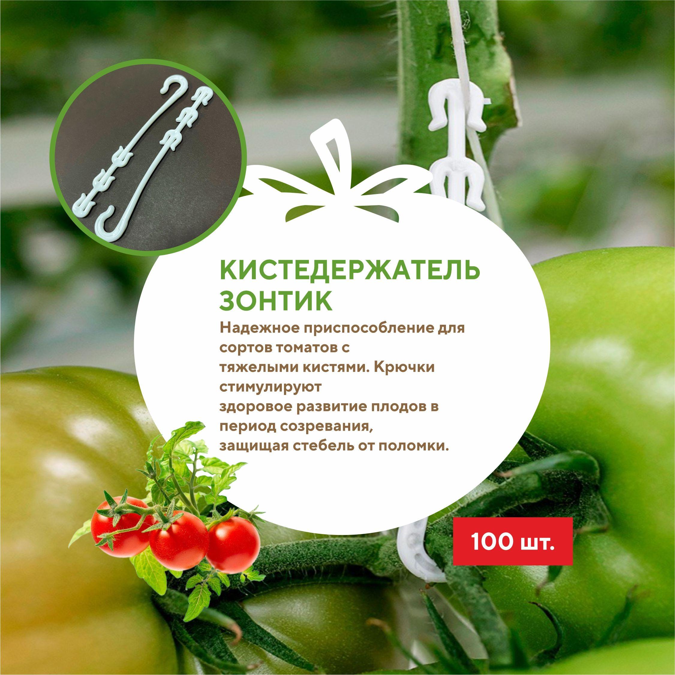 Кистедержатель для томатов и растений Зонтик (100 шт) Green Terra