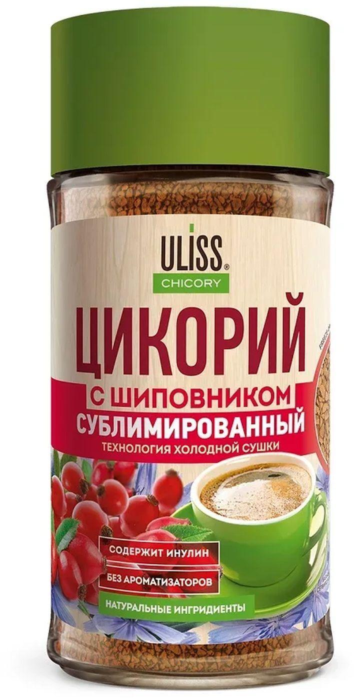 Uliss Chicory | Цикорий ULISS Chicory с экстрактом шиповника, сублимированный, 85 г