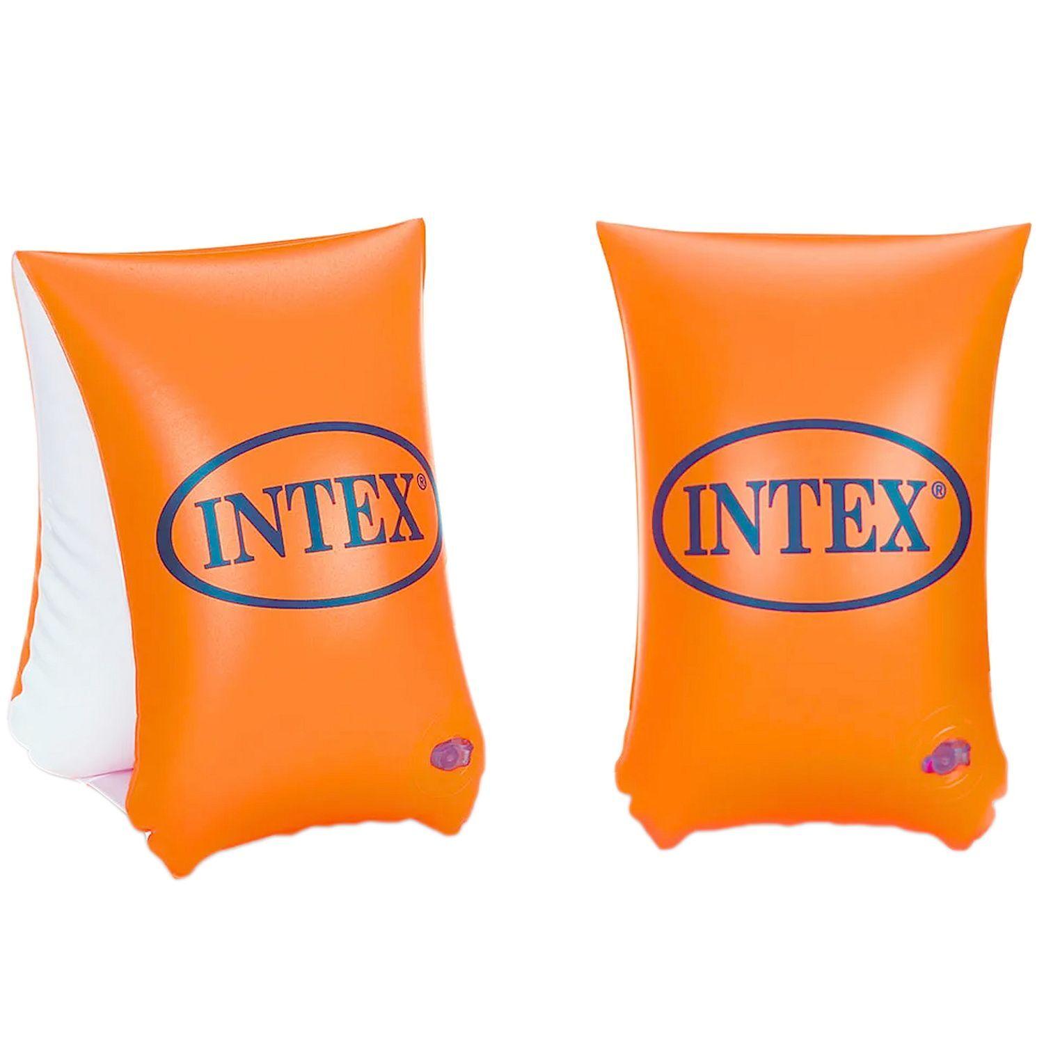 Intex | Надувные нарукавники для плавания большие / DELUXE / для детей от 6 до 12 лет