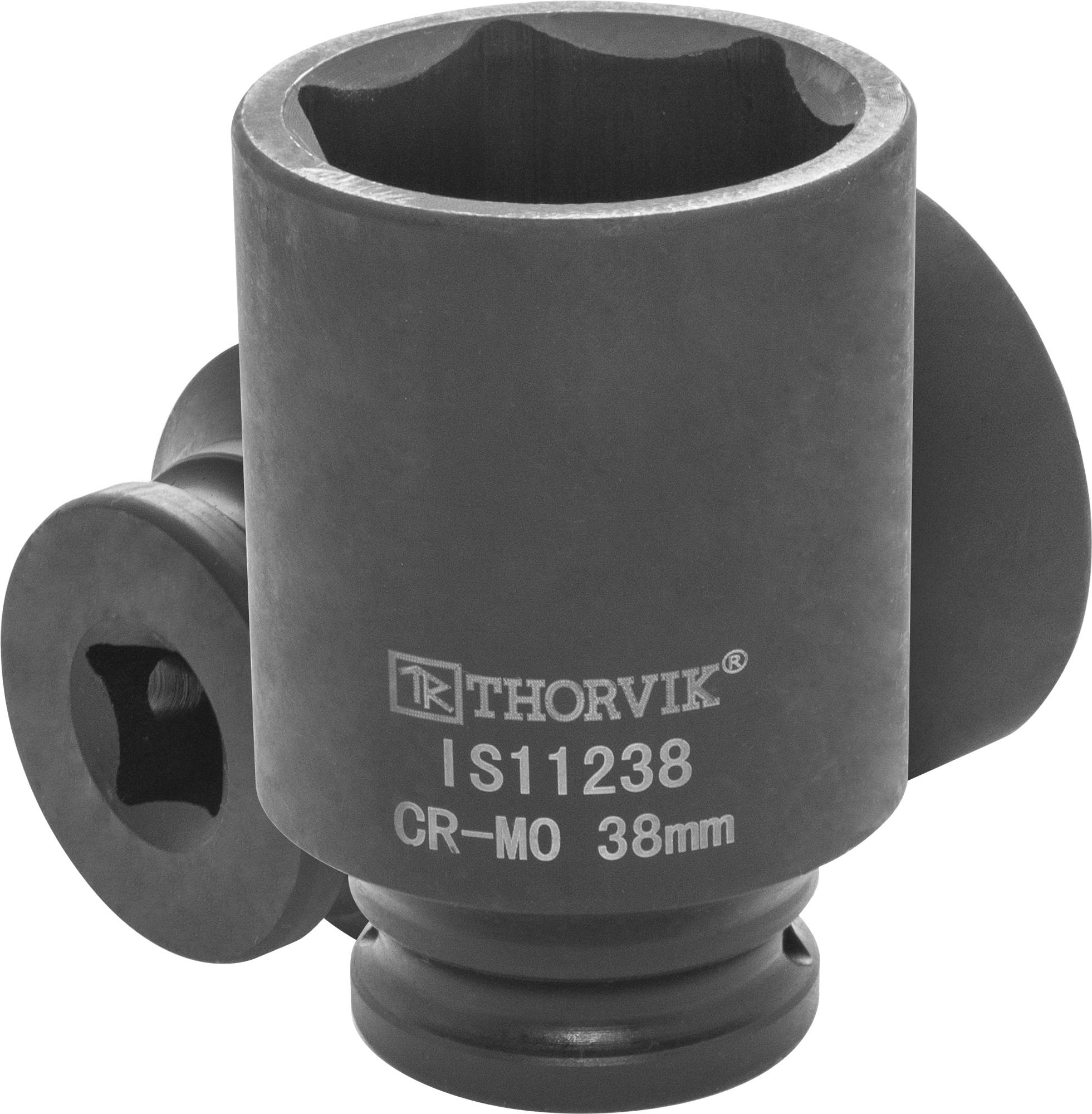 Thorvik | Головка торцевая ударная глубокая 1/2"DR, 38 мм, IS11238, Thorvik