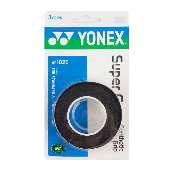 Обмотка для ручки ракетки Yonex Super Grap AC102C-3 Black (3 шт. в уп)