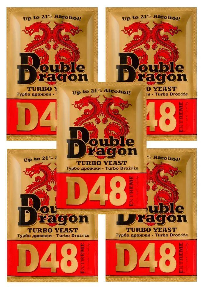 DoubleDragon | DoubleDragon Дрожжи Сухие активные Спиртовые 132г. 5шт.